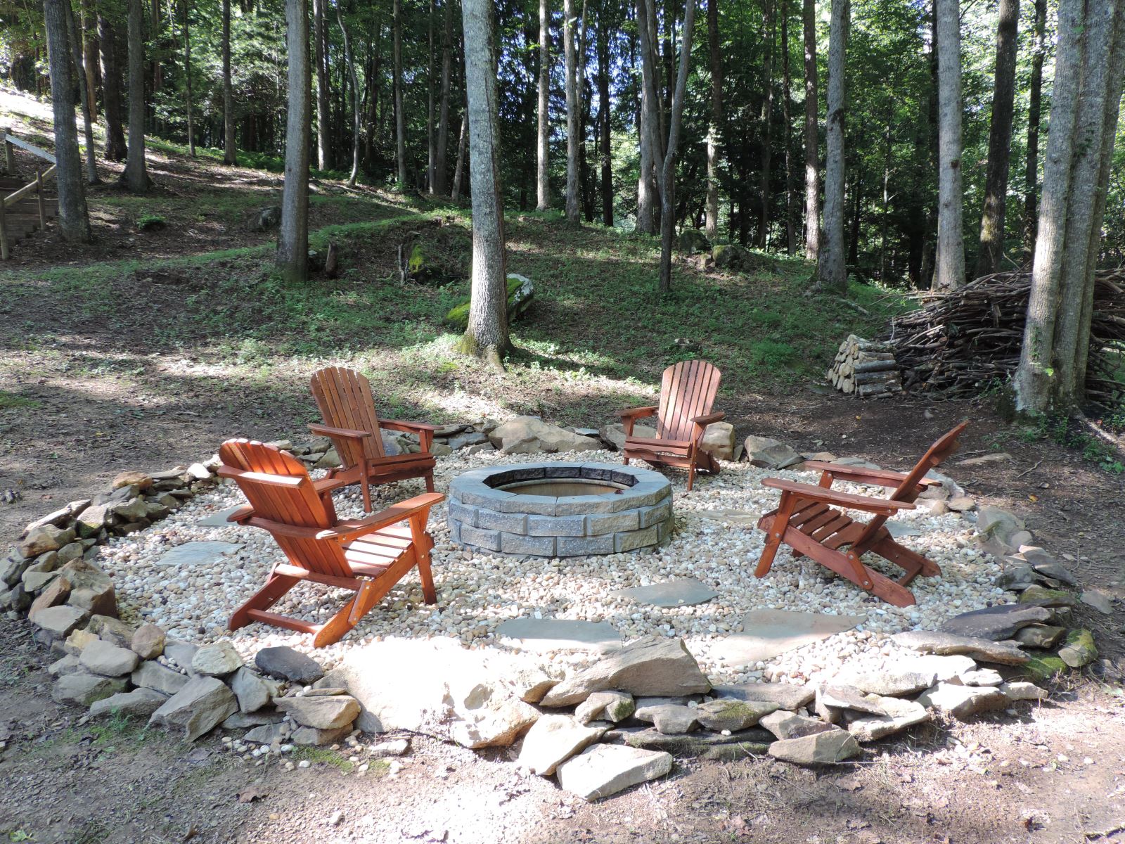 Floor Plan for 3 Bedroom 2-1/2 Bath Vacation Home on a Large Creek with Game Room, Hot Tub and Fire Pit. Sleeps 9 Guests.